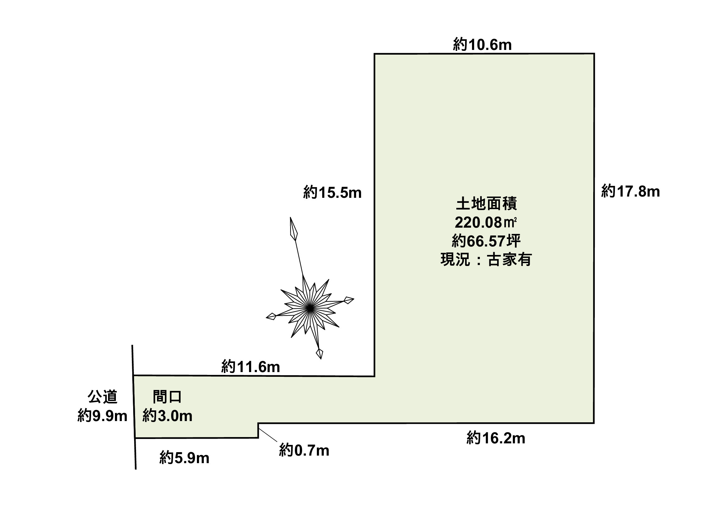 日進市梅森台5丁目土地の土地図