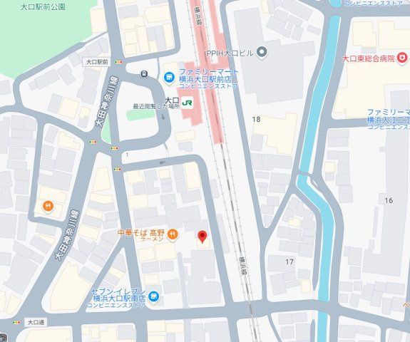 Ｍａｉｓｏｎ　ＧＯＬＤの地図