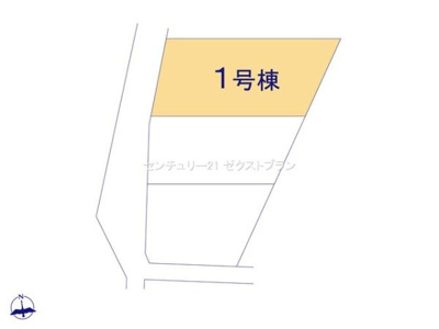 【区画図】 | 桐生第6広沢町 1号棟 | 区画図