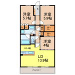 下野市医大前４丁目のマンションの画像
