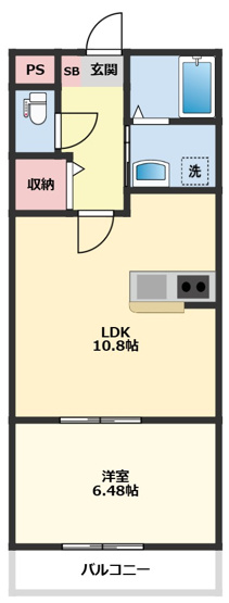 【間取り】 | V-room夏見 | 間取り