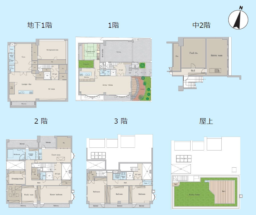 渋谷区西原3丁目の間取り