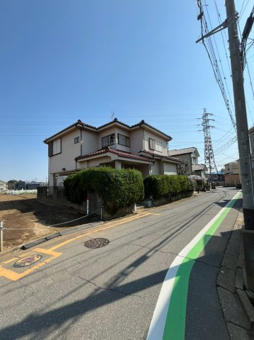 和光市下新倉3丁目　建築条件なし売地の前面道路含む現地写真|前面道路含む現地写真です