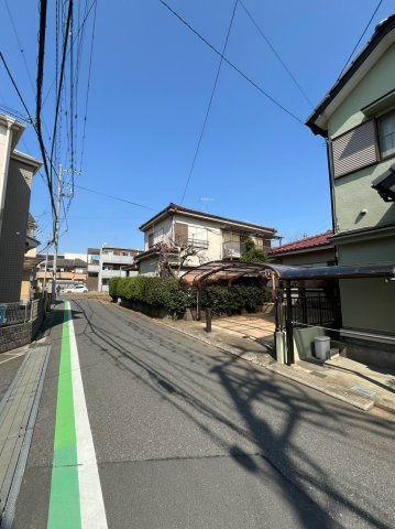 和光市下新倉3丁目　建築条件なし売地の前面道路含む現地写真|前面道路含む現地写真です