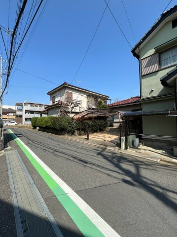 和光市下新倉3丁目　建築条件なし売地の前面道路含む現地写真|前面道路含む現地写真です