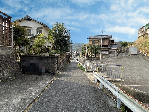 岩倉長谷町 土地の前面道路含む現地写真