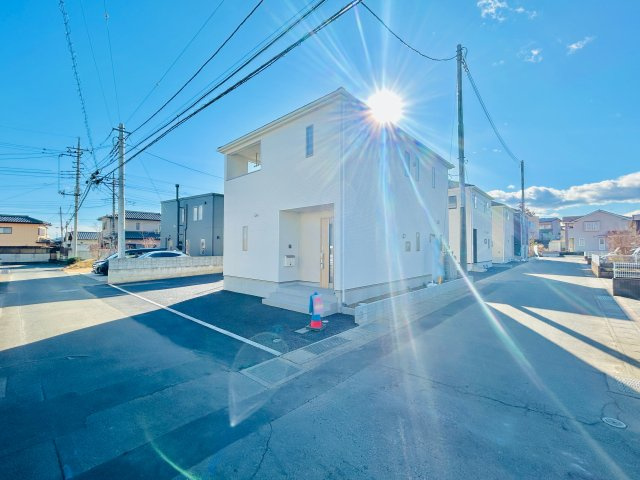 桐生市相生町の前面道路含む現地写真|車通りも少なく、出入りも安心です♪