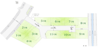 【区画図】 | 野洲市市三宅　3号地　売土地