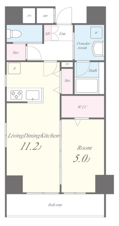 Terrace The 本郷の間取り|1LDK