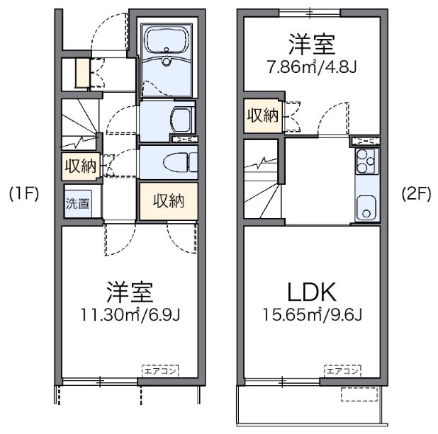 レオネクスト下久保の間取り