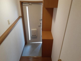 きれいな玄関です