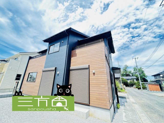 新築　高崎市下佐野町　Blooming　Garden　3号棟の外観|現地写真　2025年8月完成しました！ご内覧等、お気軽にお問合せください♪　							
