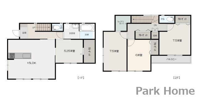 高知市朝倉丙 A号地 新築戸建ての間取り