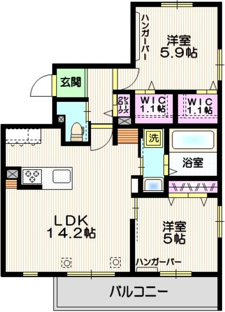 ペルフェホーネの間取り|★間取図★