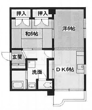 コーポタカハマの間取り