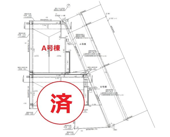 【地図】 | 江戸川区松江7丁目　新築戸建　A号棟 | 早くもB号棟はお申込みをいただきました。A号棟はご紹介可能となっております。