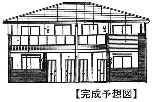 リバーサイド魚住の外観パース