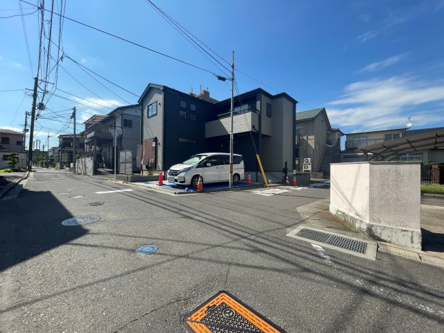 新築戸建・建売　郡山市昭和1丁目　GRAFARE　全1棟の前面道路含む現地写真