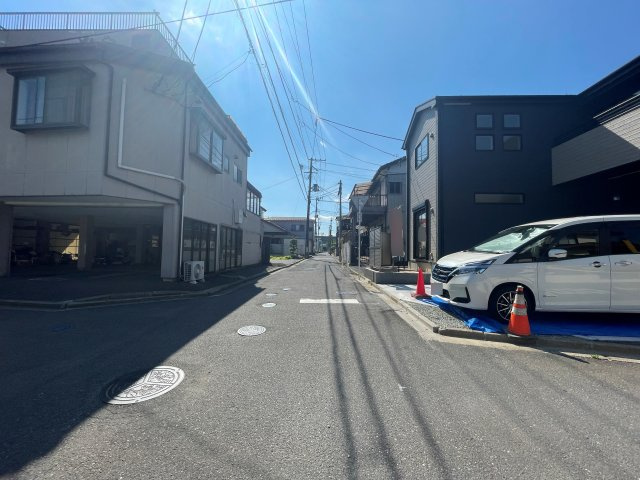 新築戸建・建売　郡山市昭和1丁目　GRAFARE　全1棟の前面道路含む現地写真