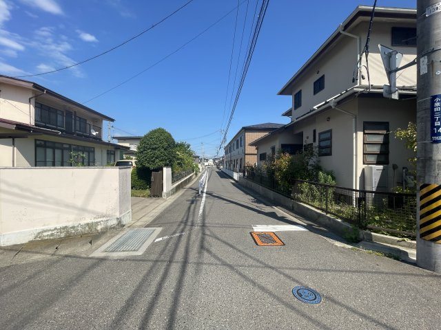 新築戸建・建売　郡山市昭和1丁目　GRAFARE　全1棟の前面道路含む現地写真