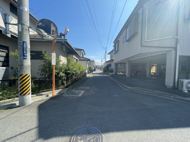 新築戸建・建売　郡山市昭和1丁目　GRAFARE　全1棟の前面道路含む現地写真