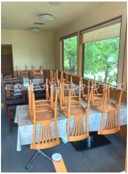 貝塚市地蔵堂　貸店舗事務所の内装|明るい室内です