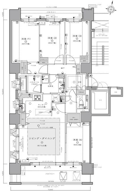 ライオンズ札幌クロスタウンの間取り