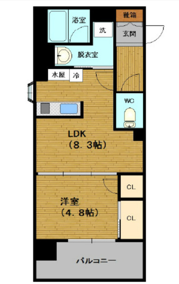 【間取り】 | PIER PARK 渡辺通