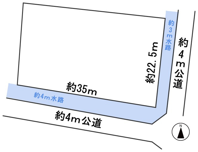 ６５０２１　瑞穂市美江寺土地の区画図