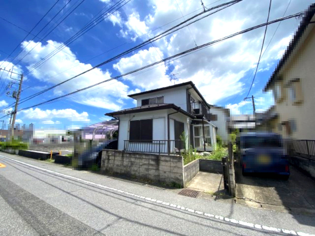 蓮田市西新宿2丁目～中古オール電化住宅～の前面道路含む現地写真