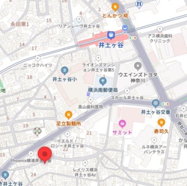 タウンメゾンの地図