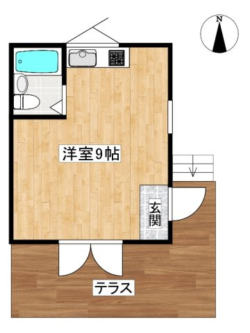 【間取り】 | 甲陽園目神山町中古平屋