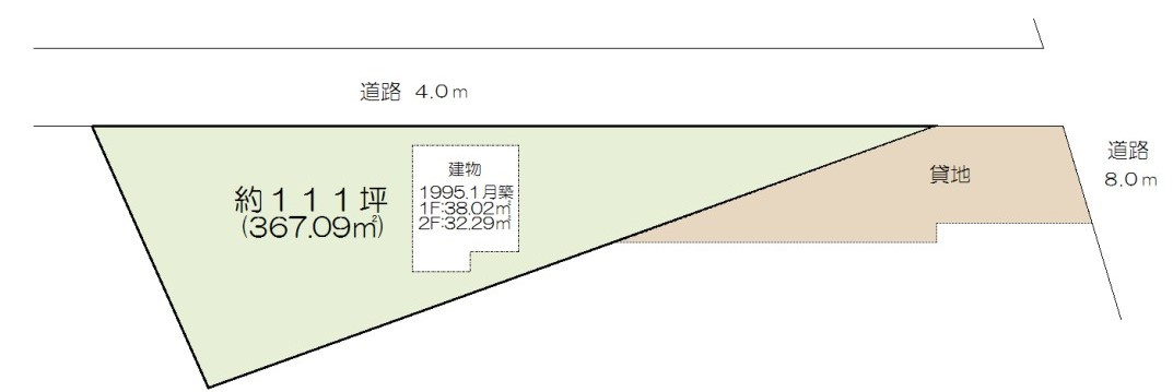 下高野売地(薬局跡)の土地図|地形図等