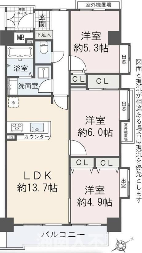 ドラゴンマンション湘南辻堂1番館の間取り