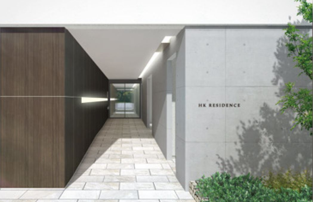 HK Residenceのエントランス