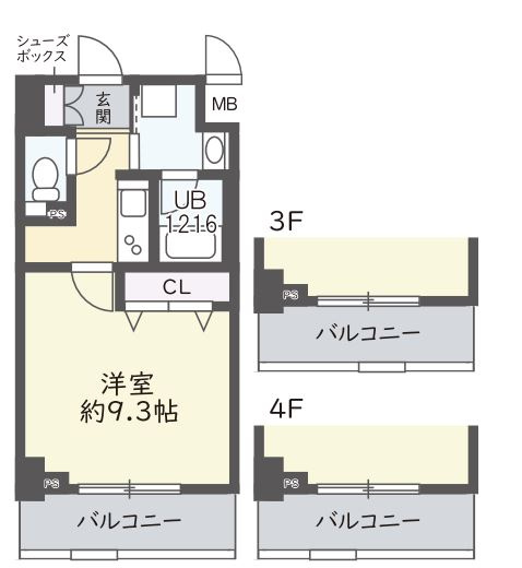HK Residenceの間取り