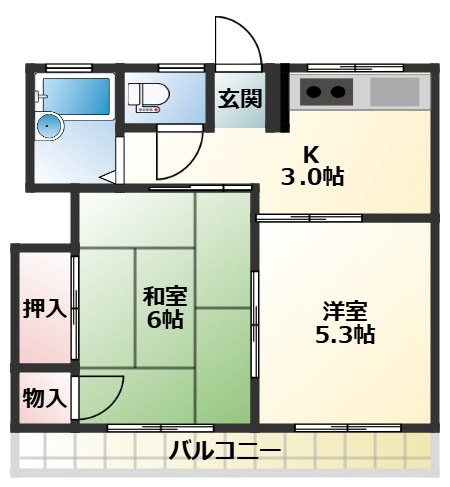 シティハイム南町の間取り