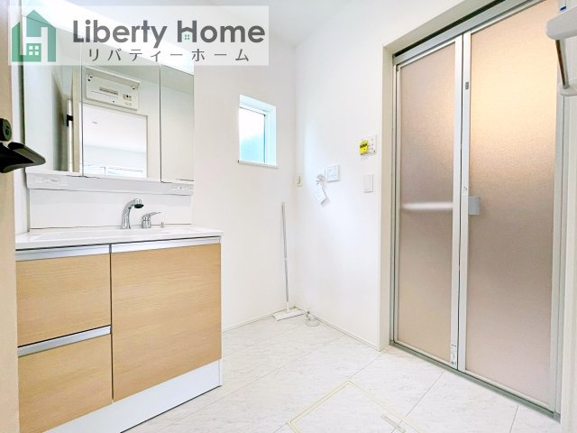 つくば市宝陽台24-2期　新築戸建の脱衣所