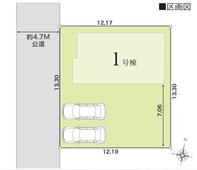 つくば市宝陽台24-2期　新築戸建の区画図