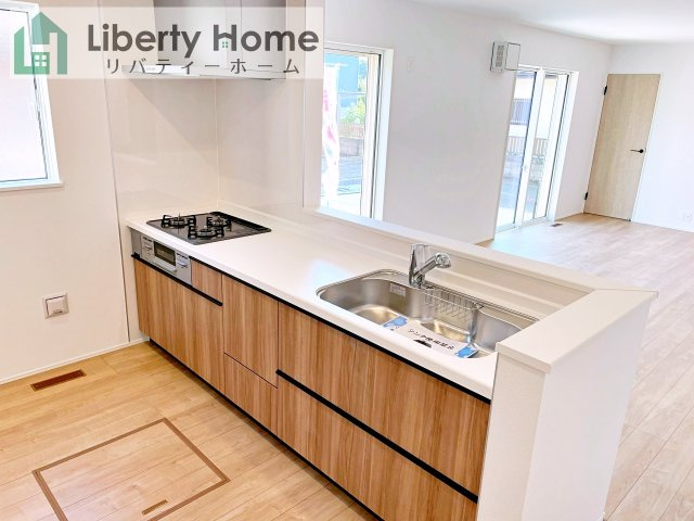 つくば市宝陽台24-2期　新築戸建のキッチン