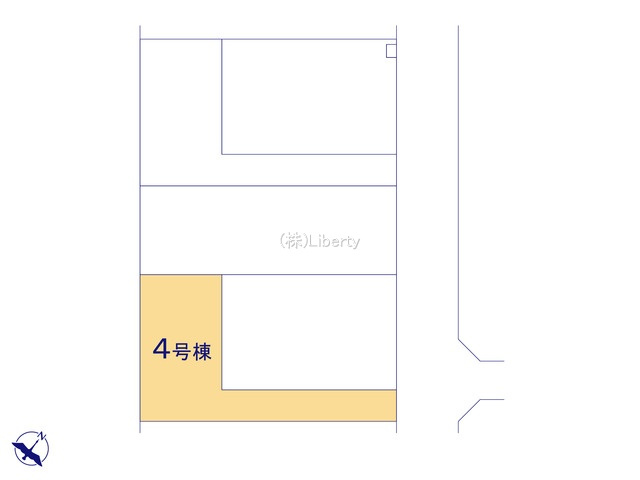 つくば市花畑3丁目24-1期　新築戸建　4号棟の外観