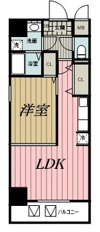 スアヴィス千葉の間取り