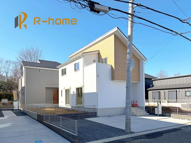 つくば市花畑3丁目24-1期　新築戸建て　4号棟の外観|ご予約を頂ければ、『平日』はもちろん『早朝』や『夜間』もご見学可能です♪お気軽にお申し付けください♪