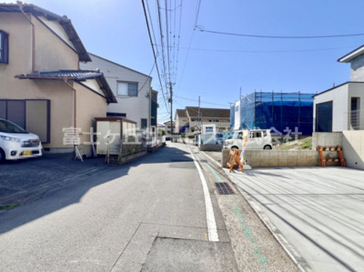 【前面道路含む現地写真】 | 沼津市東熊堂 新築一戸建て 1号棟 | 前面道路含む現地写真です