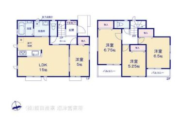 【間取り】 | 沼津市東熊堂 新築一戸建て 2号棟 | 効率的かつ暮らしのことをしっかり考えた間取りです
