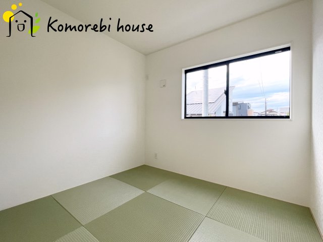 さいたま市西区宝来第1　新築一戸建て　クレイドルガーデン　01の和室|和室があると、家にあたたかい雰囲気が生まれます