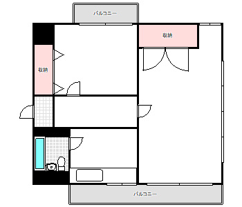 コメルスⅢの間取り