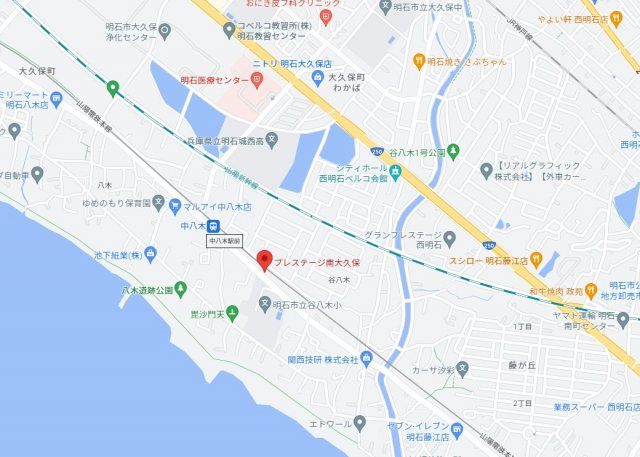 プレステージ南大久保　4階の地図