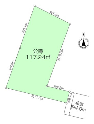舟倉2丁目土地の画像