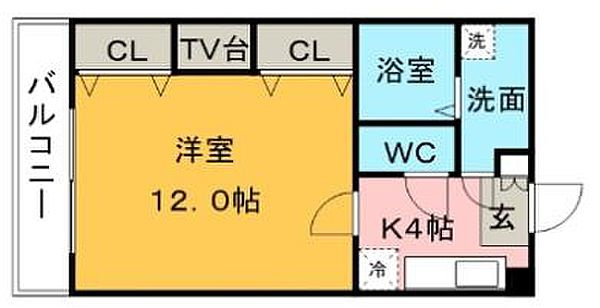 ソレイユⅡの間取り